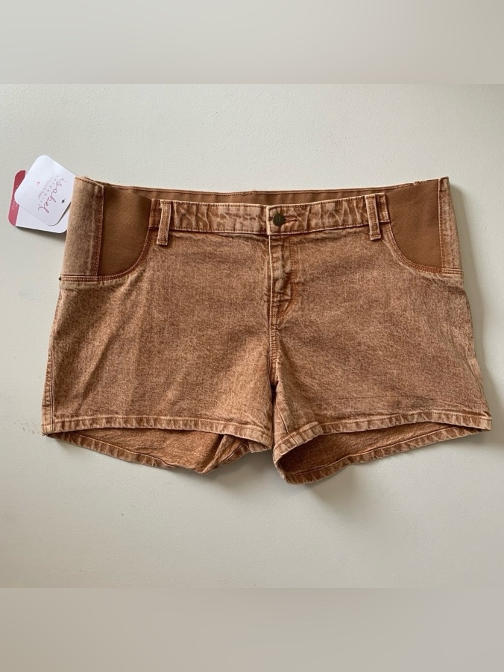 Isabel Maternity Shorts Size 14 Maternity Shorts Acid Wash Denim NWT